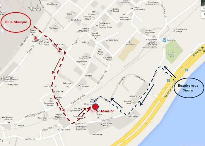 Gasthuis Sultan Mansion Istanboel
